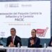 La presidenta Claudia Sheinbaum y empresarios firman renovación del PACIC para mantener la canasta básica en 910 pesos