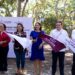 Indira Vizcaíno da banderazo de inicio a construcción del Cecofam, en Parque Regional de Colima