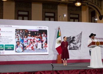 La presidenta Claudia Sheinbaum encabeza banderazo de inicio de obra del tramo arroyo el sauz-nuevo laredo del tren del golfo de méxico