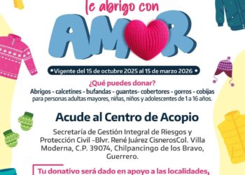 Invitan a la población a donar ropa de invierno para comunidades afectadas por el frío en Guerrero