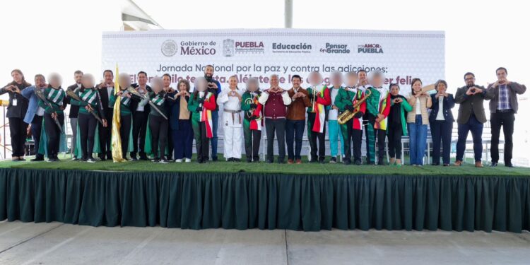 Puebla previene adicciones entre jóvenes a través de la Jornada Nacional por la paz