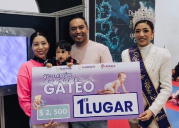 Familias disfrutan una jornada llena de emoción en el segundo concurso de gateo de “Tlaxcala, la Feria de Ferias 2025”