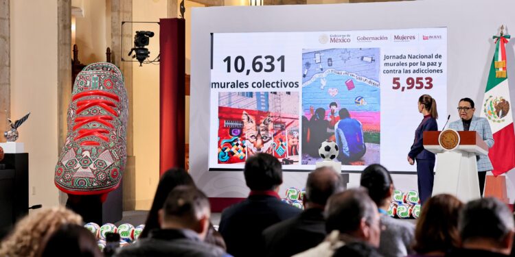 Rescate de 4 mil espacios públicos y la creación de 10 mil murales en el mundial social