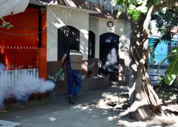 Salud Colima mantiene firme la fumigación contra el dengue