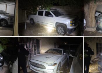 El gobernador Alfonso Durazo asesta golpe contundente a la delincuencia en Agua Prieta con aseguramiento de vehículos robados y blindados