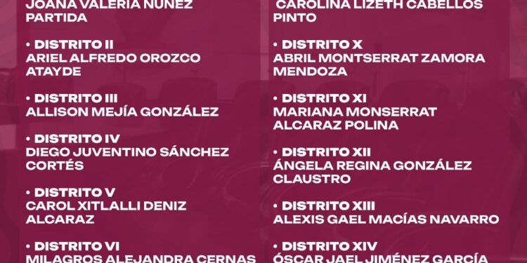 Subsejuv Colima presenta a las y los seleccionados del Parlamento de las Juventudes 2025