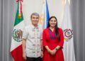 La gobernadora Indira Vizcaíno recibe al Embajador de Filipinas en México