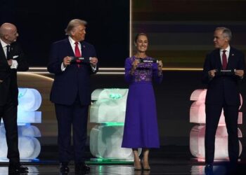 Estamos orgullosos y orgullosas de recibir por tercera vez la Copa Mundial. Tenemos un pueblo extraordinario: Claudia Sheinbaum