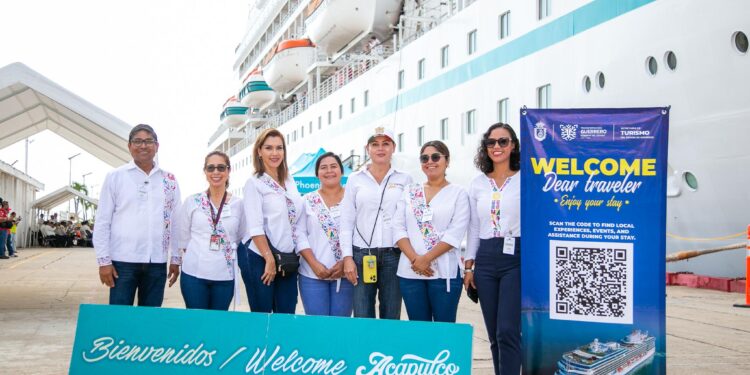 Acapulco fortalece su posicionamiento turístico con la llegada del segundo crucero de 2026