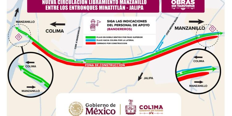 Seidum: este martes entró en funciones el nuevo entronque en el puente Jalipa, en Manzanillo