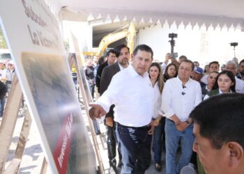 Gobierno estatal mejora calidad del agua con obra de saneamiento del Atoyac