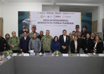 Gobiernos de Tlaxcala, Puebla y fuerzas armadas sostienen mesa de inteligencia interestatal