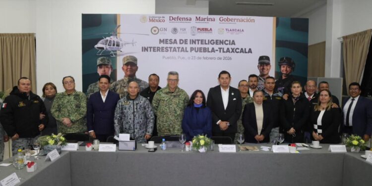 Gobiernos de Tlaxcala, Puebla y fuerzas armadas sostienen mesa de inteligencia interestatal