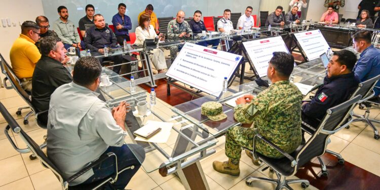 Autoridades de los tres órdenes de gobierno preparan acciones de seguridad para eventos en Altata, Navolato durante marzo