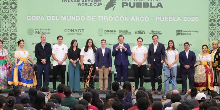 Puebla se proyecta internacionalmente con Copa Mundial de Tiro con Arco: Alejandro Armenta