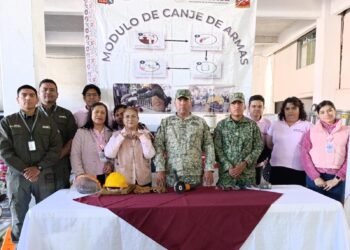 Jornada por la Paz y Canje de Armas fortalece seguridad en Ahuazotepec