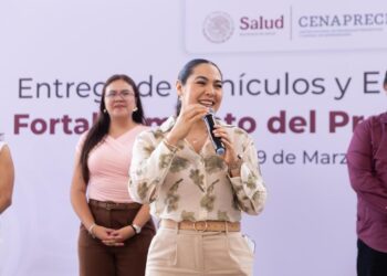 Indira Vizcaíno entregó vehículos y equipo con inversión de 3.6 mdp para combatir dengue, zika y chikungunya