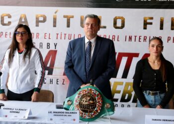 Presidente del CMB, Mauricio Sulaimán, presenta el capítulo final entre Gaby “La Bonita” Sánchez y la argentina Tamara Demarco