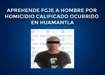 Aprehende FGJE a hombre por homicidio calificado ocurrido en Huamantla
