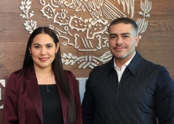 Indira Vizcaíno y García Harfuch revisan diversos aspectos de la Estrategia Nacional de Seguridad en Colima