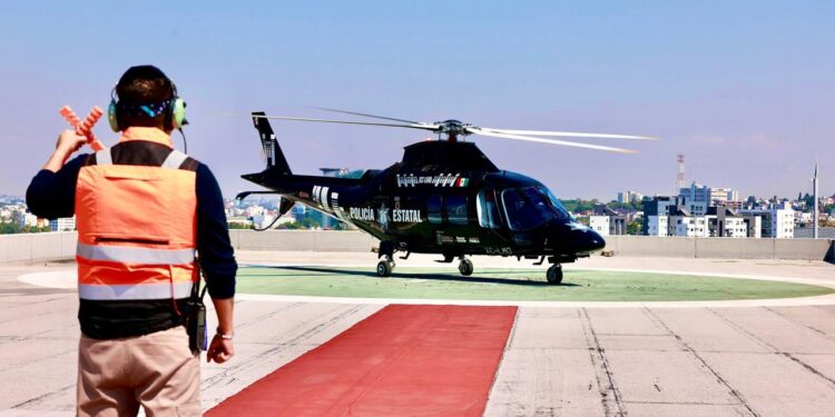 Con binomio tierra-aire gobierno de Puebla protege a familias durante semana santa