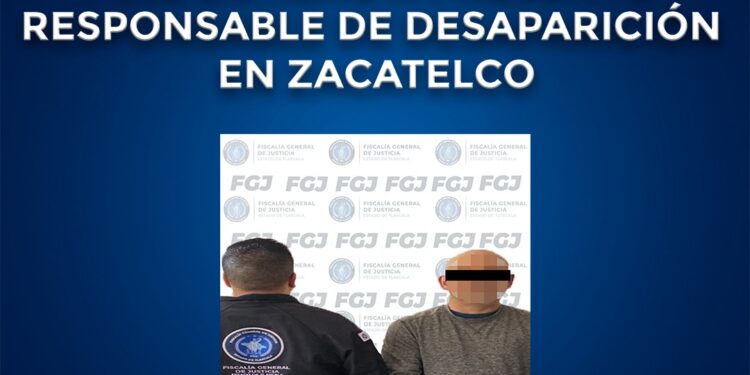 FGJE detiene a presunto responsable de desaparición en Zacatelco