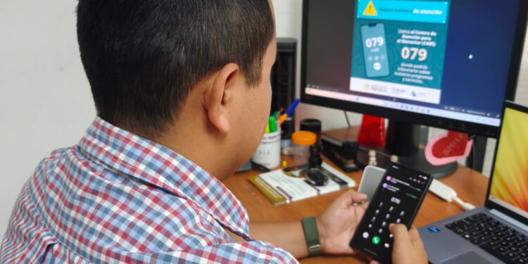 Trabajo Colima promueve el uso del CABI en el 079 para atención ciudadana