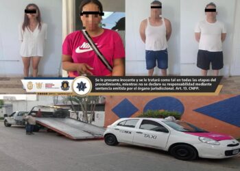 Detiene Policía Estatal a cuatro personas por su probable participación en fraude con tarjetas bancarias en Acapulco