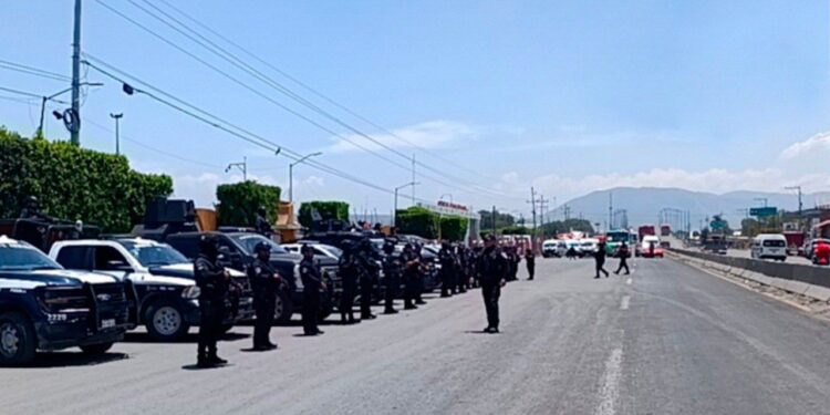 Por aire y tierra, se refuerza la vigilancia en carretera federal Puebla-Tehuacán