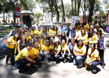 Primer tapatón en Tlaxcala supera meta y reúne más de 9.6 toneladas de tapitas para apoyar a niñas y niños con cáncer.