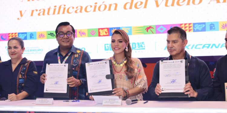 La gobernadora Evelyn Salgado firma diversos convenios y alianzas estratégicas para impulsar el desarrollo turístico de Guerrero 