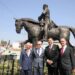 Rehabilita gobierno del estado de Puebla el arco de loreto y devela escultura de Ignacio Zaragoza