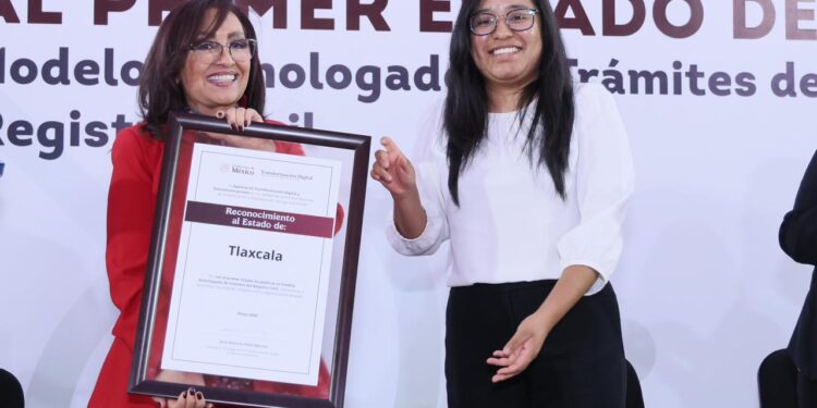Tlaxcala, primer estado en el país en simplificar trámites del registro civil.