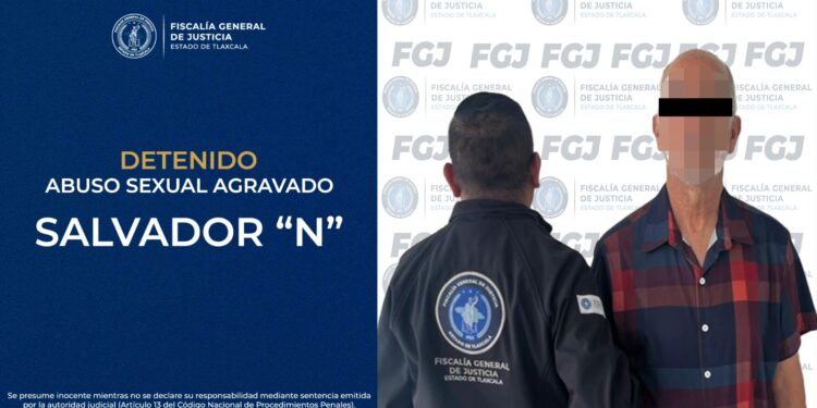 Policía de investigación aprehende a hombre por abuso sexual agravado: FGJE