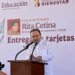 Arranca el Gobernador Durazo entrega de becas Rita Cetina para alumnas y alumnos de primarias públicas