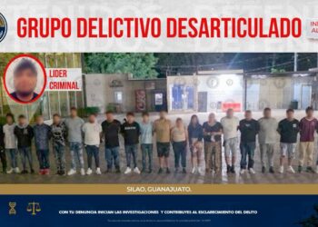 Fiscalía de Guanajuato desarticula grupo delictivo en Silao; entre los detenidos se encuentra el líder
