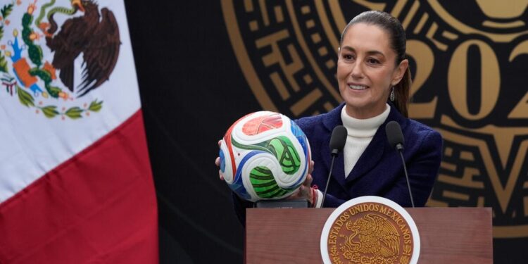 Claudia Sheinbaum pide celebrar el Mundial 2026 “en paz y con alegría”