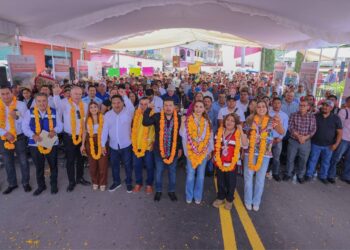 Cumple Evelyn Salgado a Chichihualco con la rehabilitación del boulevard y anuncia más obras para la Sierra de Guerrero