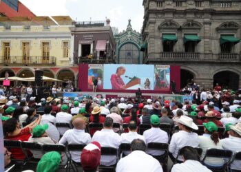 Con unidad, Puebla muestra solidaridad en la defensa de la soberanía nacional