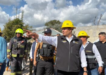 Supervisa gobernador Armenta Mier zona de emergencia en Tepeaca