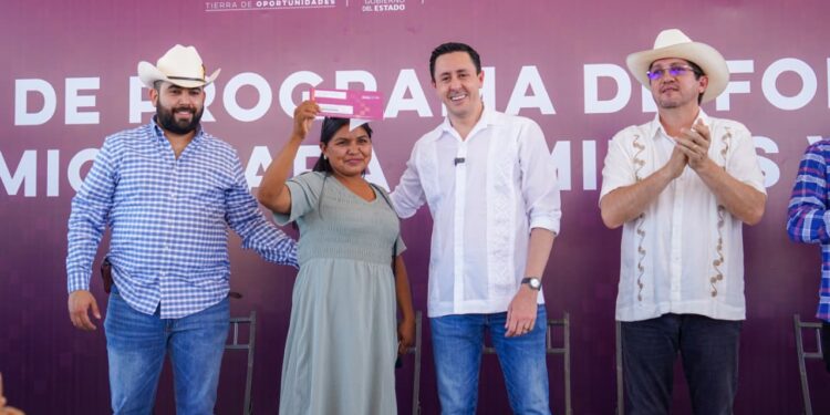 Beneficia el Gobernador Durazo a 4 mil 500 familias del sur de Sonora con programa de Fortalecimiento Económico