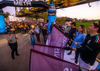 La Gobernadora Yeraldine encabeza el banderazo de la rodada estatal por el Día Mundial de la Bicicleta