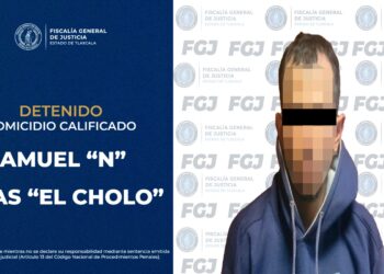 Policía de investigación detiene a implicado en homicidio calificado en apizaco: FGJE