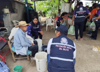 Realiza SSP Guerrero jornada integral de prevención y proximidad social en la comunidad de Teticic, municipio de Olinalá
