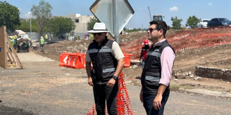Realizó Secretaría de Obras Públicas recorrido de supervisión por las obras  del boulevard Agricultores y Malecón Río Culiacán