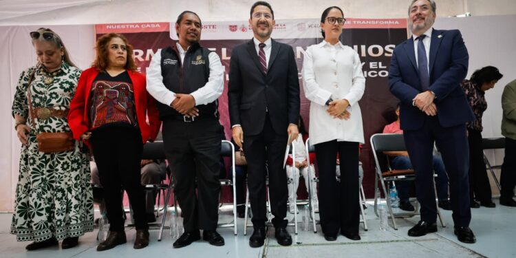 Formaliza ISSSTE y Gobierno capitalino convenio para la regularización patrimonial de mil 700 familias de Tlalpan