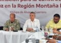 Consolidan acuerdos por la paz en la Montaña Baja; fortalecen coordinación entre gobiernos y comunidades