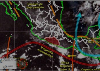 Se prevé día caluroso con probabilidad de lluvia ligera a moderada en Guerrero