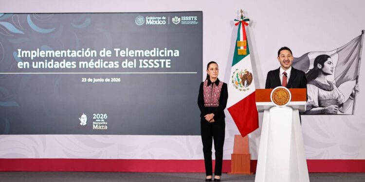 Amplía ISSSTE red de telemedicina a 859 unidades médicas en todo el país: Martí Batres