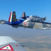 Águilas Aztecas engalanan el cielo de Puerto Vallarta durante su aniversario